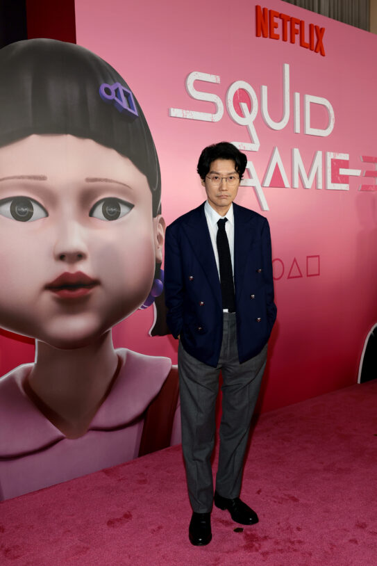 NEW YORK, NEW YORK - JUNE 18: Hwang Dong-hyuk attends the Netflix's Squid Game S3 New York Premiere at The Paris Theater on June 18, 2025 in New York City. (Photo by Dimitrios Kambouris/Getty Images for Netflix)