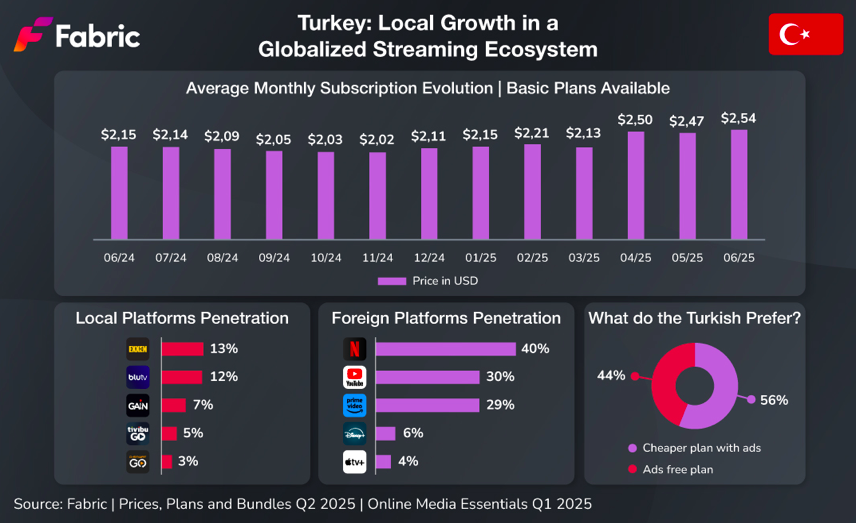 Türkiye's streaming ecosystem
