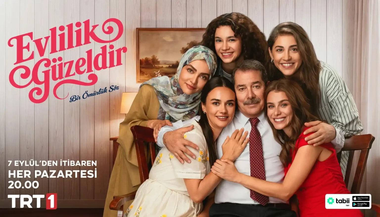 New poster from TRT 1's Turkish drama Evlilik Güzeldir