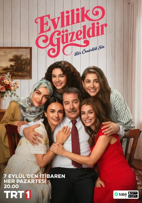 New poster from TRT 1's Turkish drama Evlilik Güzeldir