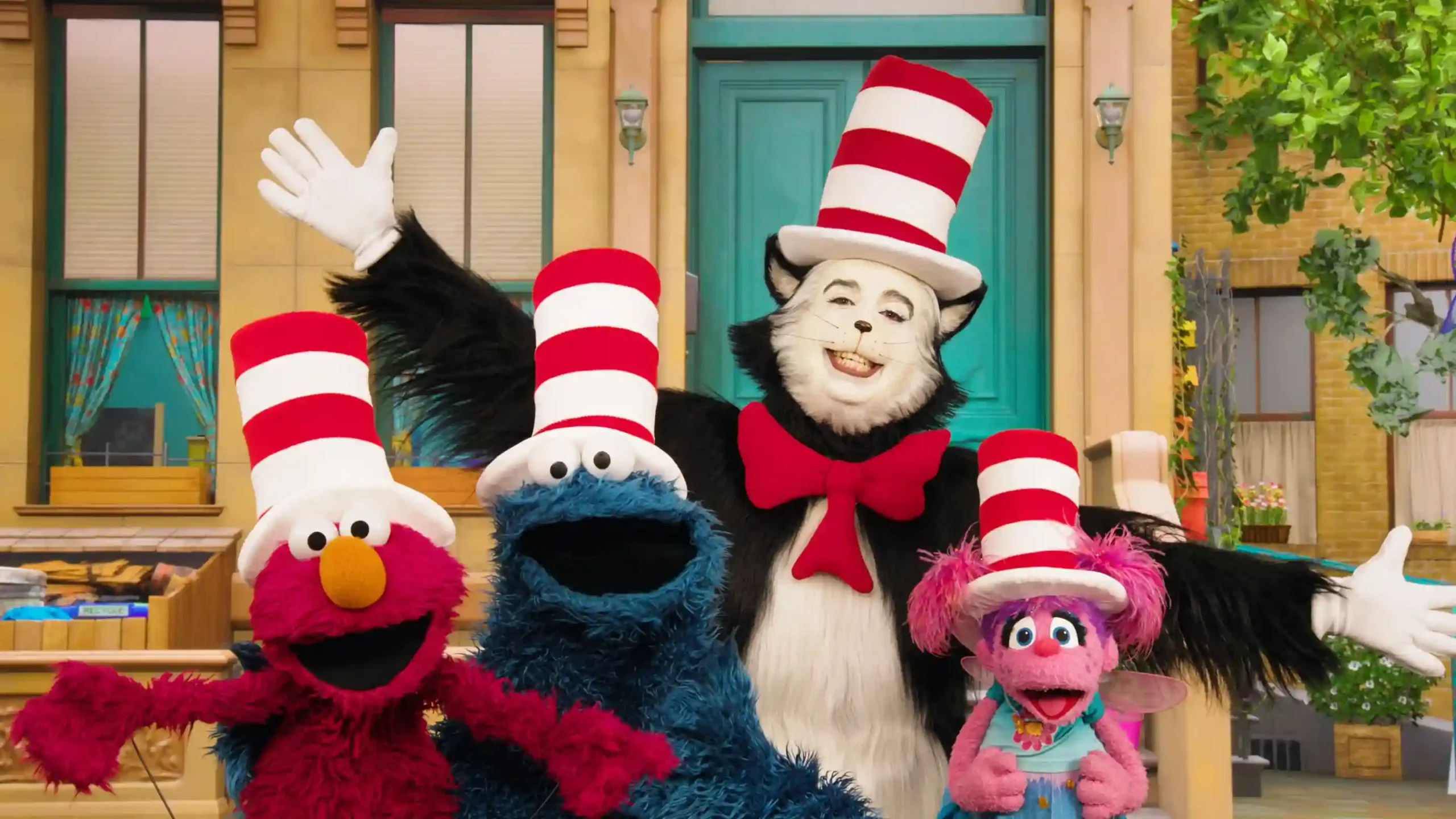 'The Cat in the Hat' and 'Sesame Street' Characters Team Up for First YouTube Crossover